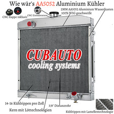 Radiatore 3 file per Mercedes Benz Classe S W108 68-72 W109 280SE 300SEL 3.5L AT