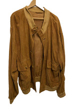 giubbotto uomo in vera pelle scamosciata taglia 56