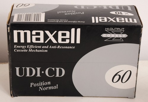 Audiocassette maxell udi cd - audiocassette, udi-cd