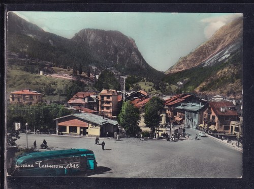 Cartolina cesana torinese - cartolina,