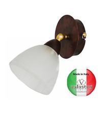 Lampada a parete in Ferro con snodo orientabile Flex Made in Italy