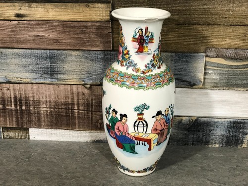 Vaso decorativo dipinto stile