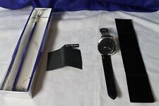 Orologio Balestra, quadrante nero cassa in acciaio automatico cinturino nero