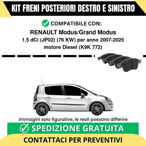 Pastiglie freno posteriori - pastiglie,