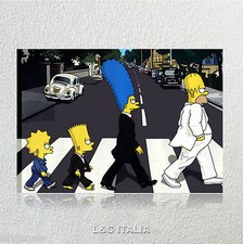The simpson beatles - beatles, quadro