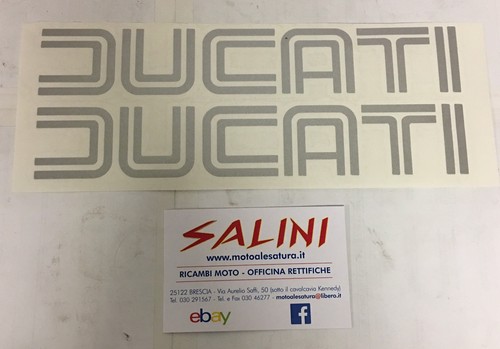 Adesivo coppia scritta ducati - adesivo,