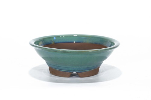Vaso bonsai smaltato tondo - , 22