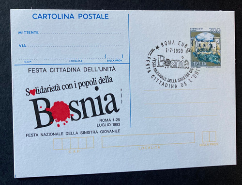 1993 bosnia cartolina postale - ,