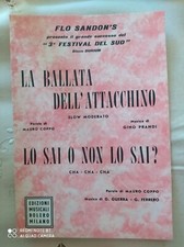 FLO SANDON'S "LA BALLATA DELL'ATTACCHINO" + "LO SAI O NON LO SAI ?" - 1963 - BOL