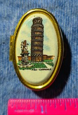 Portapillole vintage ovale in