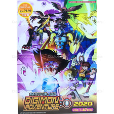DVD Anime Digimon Adventure 2020 Vol. 1-67 End ENGLISH DUB & SUB Region 0
