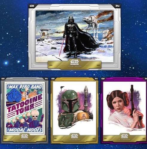 Topps star wars card - star, trader