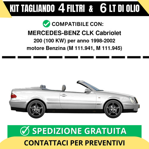 Tagliando per mercedes benz - per, mercedes-benz
