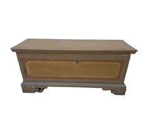 ANTICA CASSAPANCA LACCATA  CASSINA DIPINTA 102X31