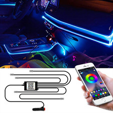 Striscia LED RGB per Interni Auto, 6 M per Auto Con App