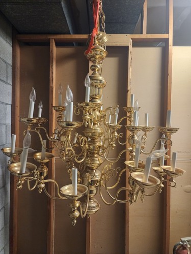 Lampadario vintage pesante - lampadario,
