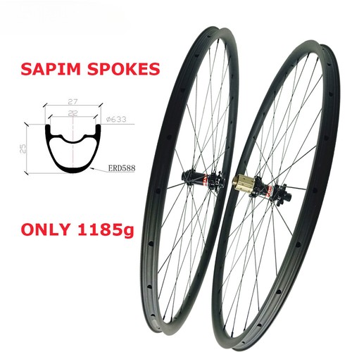 Set ruote bici mtb - , carbonio