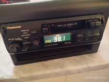 Autoradio Stereo cassette  PANASONIC  con Carrello  Made In Japan Da Rivedere 