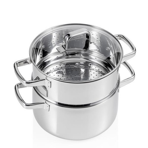 Vaporiera pentola acciaio inox - acciaio,