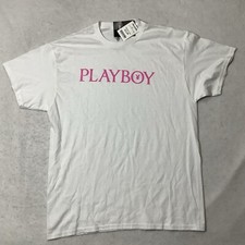 T-shirt Playboy uomo bianca