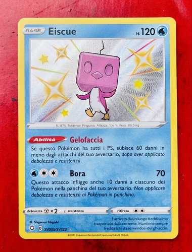 Lotto carte pokemon - lotto, eiscue