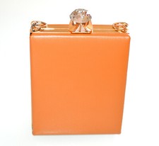 Pochette donna beige camel oro