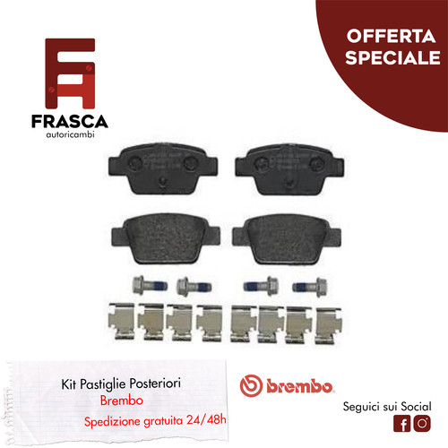 Pastiglie freno posteriori - pastiglie,