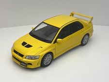 AUTOART 1/18 77161 MITSUBISHI LANCER EVO VII 7 YELLOW RARE (IGNITION MOTORHELIX)