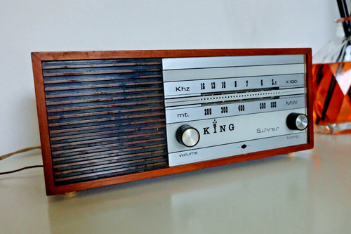 Radio vintage king sylver - vintage,
