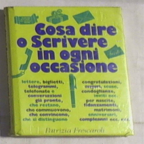 Frescaroli cosa dire - frescaroli,