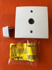 vimar serie mascot presa tv passante per scatola tonda 06456,10