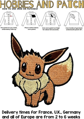 Patch eevee pokémon - patch, toppa