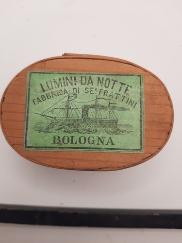 Antica scatolina piuma - antica, di