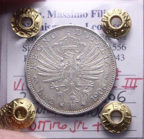 Veiii lire argento 1906 - lire,