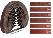 120 nastri abrasivi 13 x 457