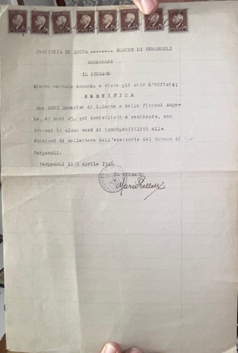 Certificato roni domenico - di,