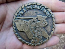 Vtg PROCRAFT Belt Buckle BASS