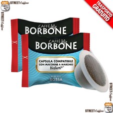 100 200 300 a 1000 Capsule Caffè Borbone Compatibile Bialetti* Miscela Rossa Red