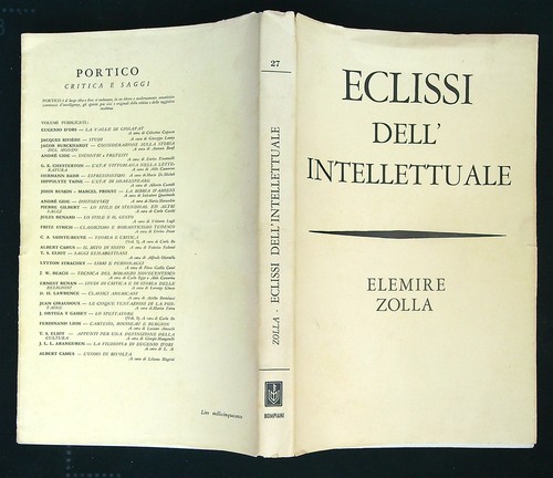 Eclissi dell intellettuale - eclissi, dell'intellettuale