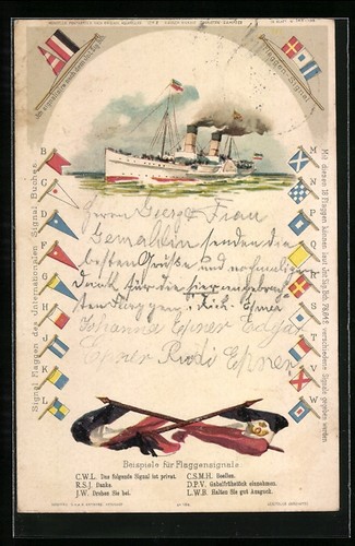 Litografia nave passeggeri