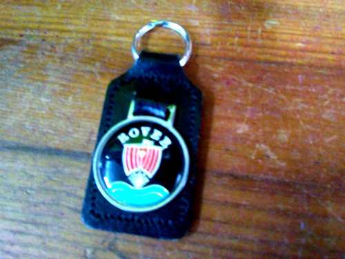Rover portachiavi pelle - in,