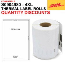 Dymo Rotolo di etichette infinite stampante per etichette S0904980 bianco, 104 x 159 mm 220 pezzi