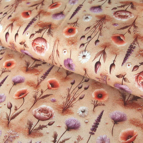Jersey cotone erbe - cotone, "erbe