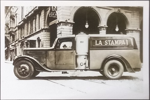 Cartolina auto epoca - cartolina, d'