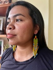 Orecchini etici con perline