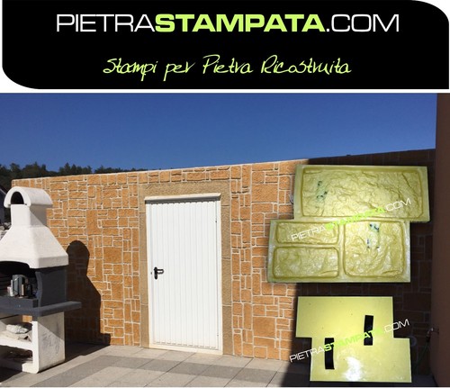 Stampo per intonaco stampato - stampo,