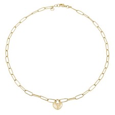Heart Necklace 14K Yellow Gold