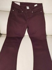DONDUP Pantaloni Jeans Zampa Donna Taglia 28 Made in Italy