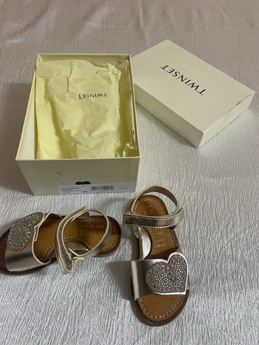 Twinset sandali pelle bambina - twinset,