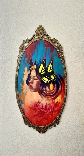 Riflesso quadro olio - riflesso,,